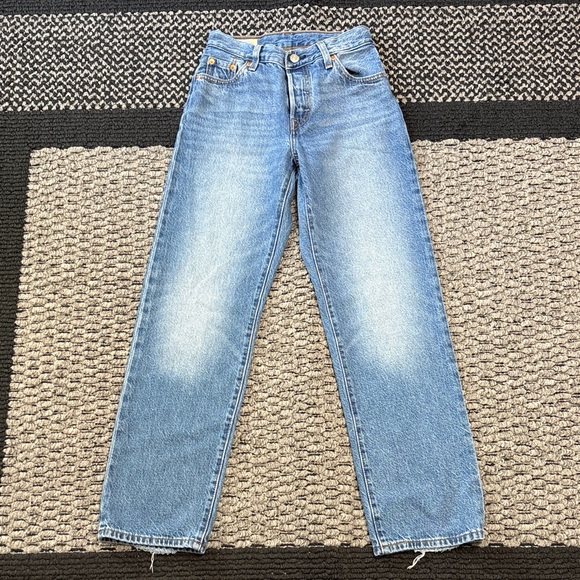 Levi's Denim - Levi’s 501 90’s Jeans Women’s 23 Straight Leg Big E Premium Denim Classic Casual